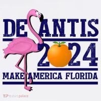 DeSantis 2024 Make America Florida Flamingo Election Premium T-Shirt