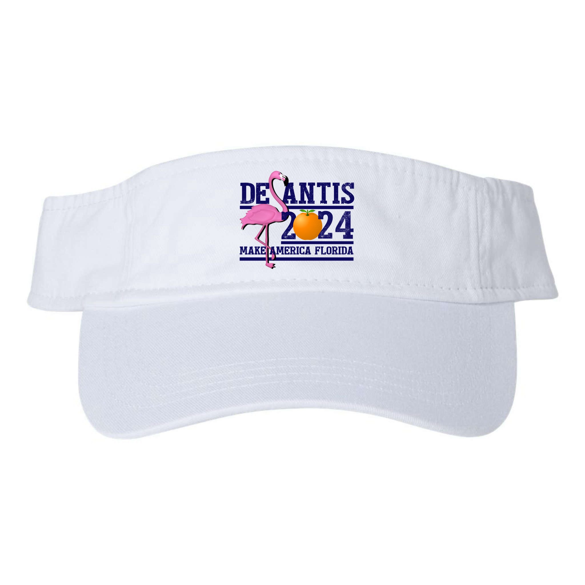 DeSantis 2024 Make America Florida Flamingo Election Visor