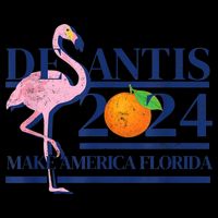 DeSantis 2024 Make America Florida Flamingo Election Impact Tech Backpack