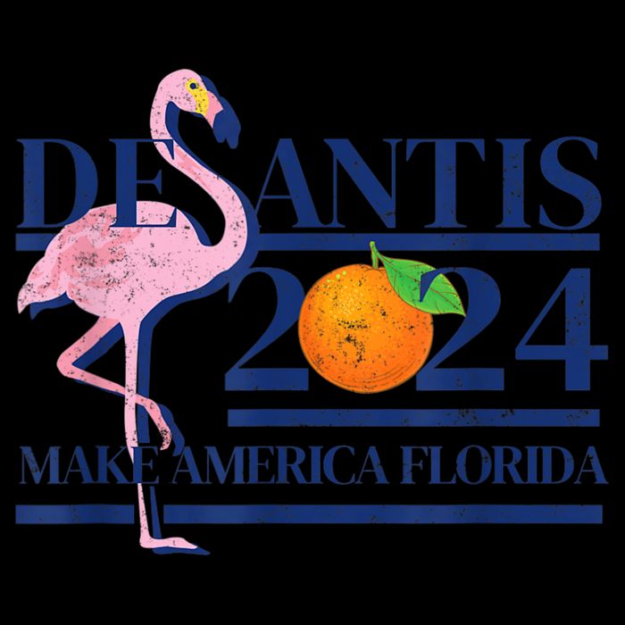 DeSantis 2024 Make America Florida Flamingo Election Impact Tech Backpack