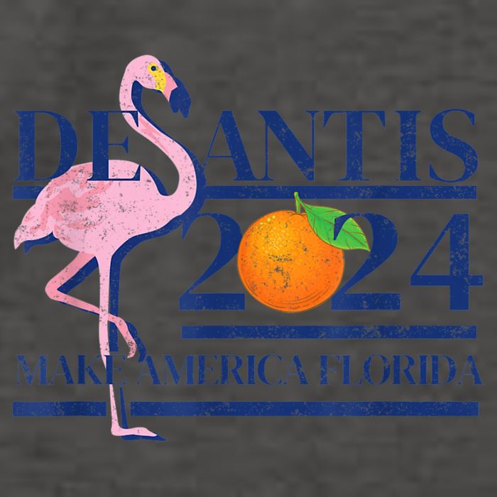 DeSantis 2024 Make America Florida Flamingo Election Vector Backpack