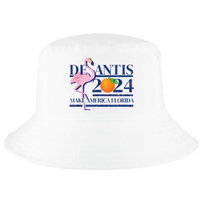 DeSantis 2024 Make America Florida Flamingo Election Cool Comfort Performance Bucket Hat