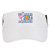 DeSantis 2024 Make America Florida Flamingo Election Adult Drive Performance Visor