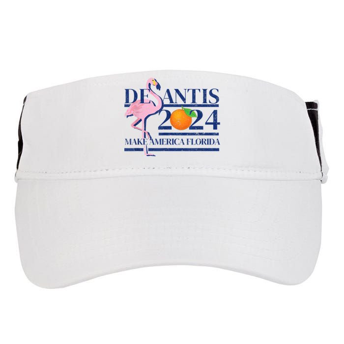 DeSantis 2024 Make America Florida Flamingo Election Adult Drive Performance Visor