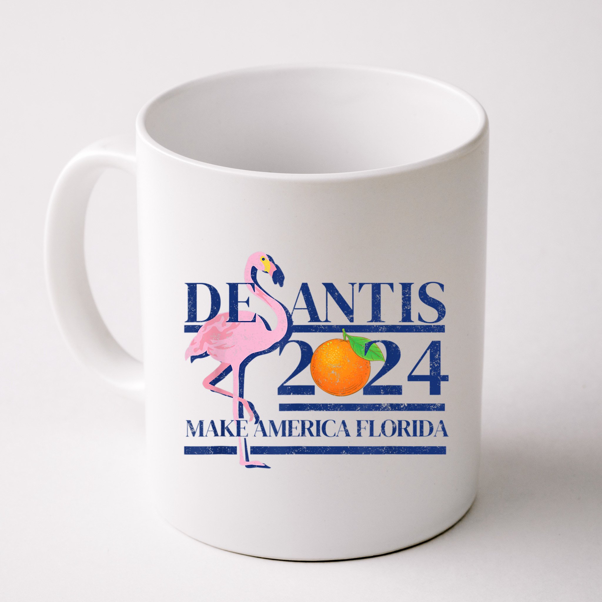 DeSantis 2024 Make America Florida Flamingo Election Mug