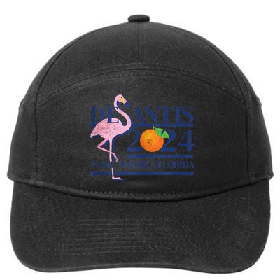 Desantis 2024 Make America Florida Flamingo 7-Panel Snapback Hat