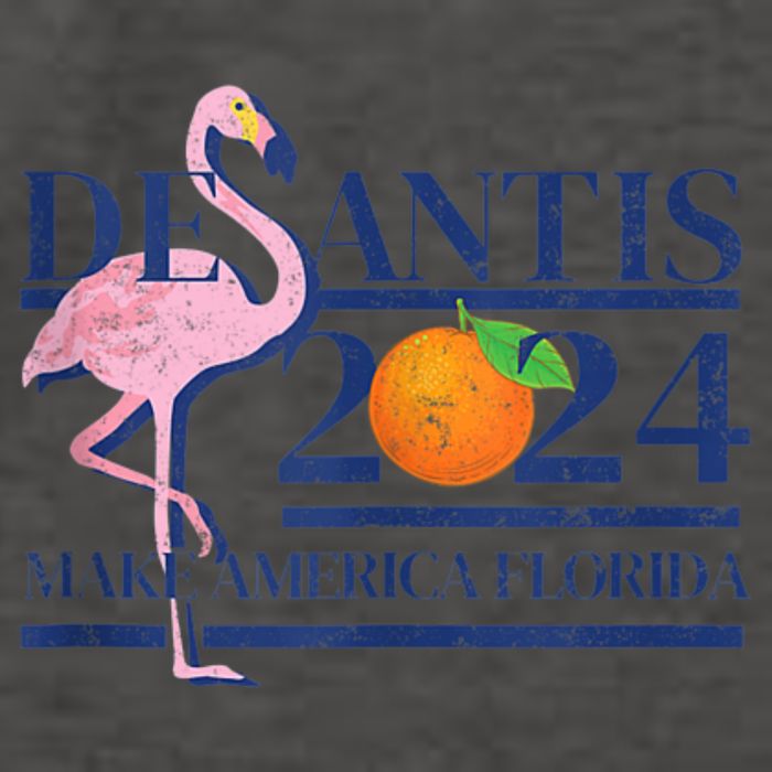 Desantis 2024 Make America Florida Flamingo Vector Backpack