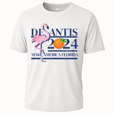 Desantis 2024 Make America Florida Flamingo Performance Shirt