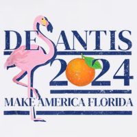 Desantis 2024 Make America Florida Flamingo Cooling Performance Crew T-Shirt