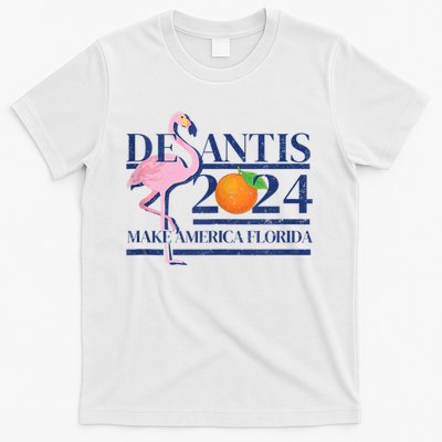 Desantis 2024 Make America Florida Flamingo T-Shirt