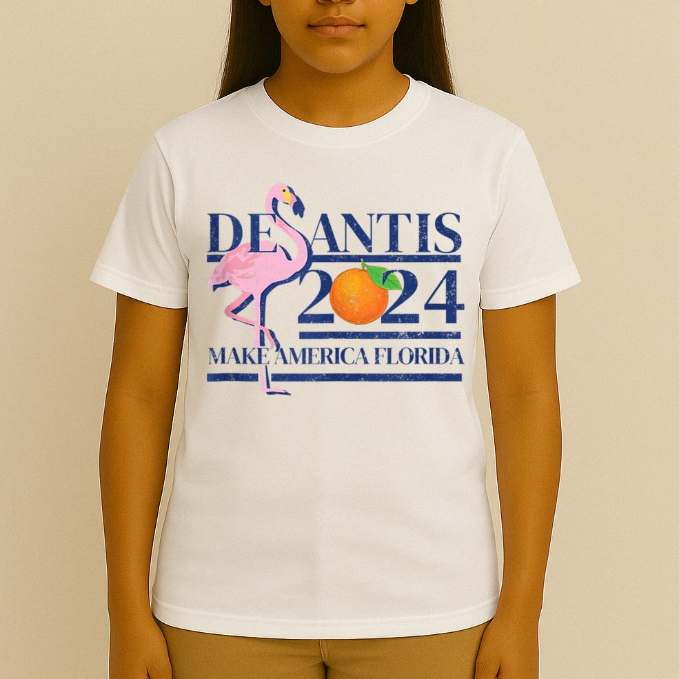 Desantis 2024 Make America Florida Flamingo T-Shirt