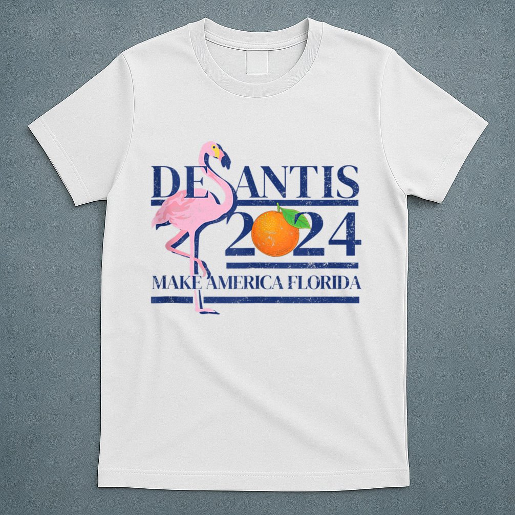 Desantis 2024 Make America Florida Flamingo T-Shirt