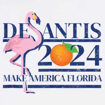Desantis 2024 Make America Florida Flamingo T-Shirt
