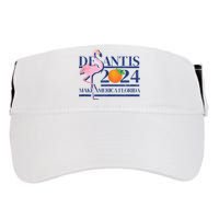Desantis 2024 Make America Florida Flamingo Adult Drive Performance Visor