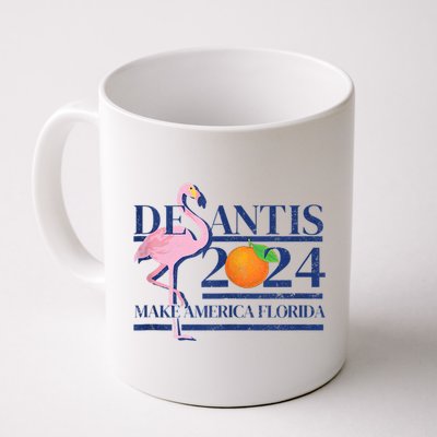 Desantis 2024 Make America Florida Flamingo Mug