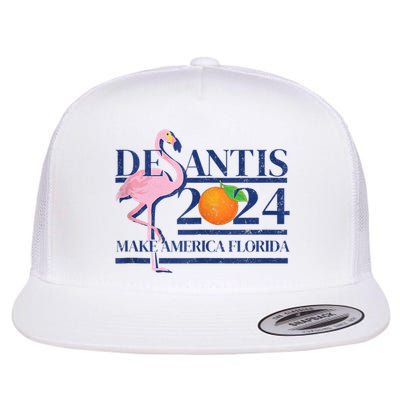 Desantis 2024 Make America Florida Flamingo Flatbill Hat