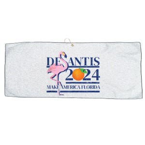 Desantis 2024 Make America Florida Flamingo Large Microfiber Waffle Golf Towel