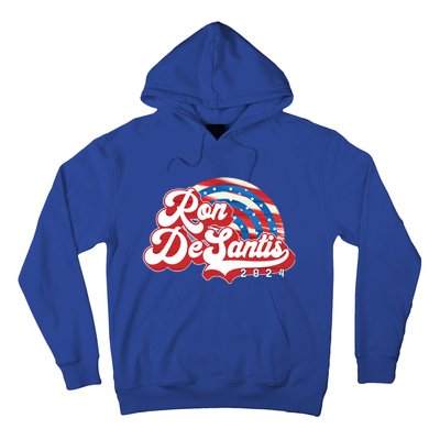 Desantis 2024 Make America Florida Election Retro Distressed Gift Hoodie