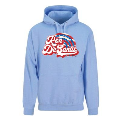 Desantis 2024 Make America Florida Election Retro Distressed Gift Unisex Surf Hoodie