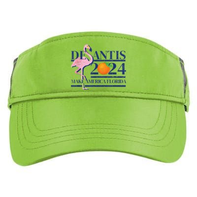 Desantis 2024 Make America Florida Flamingo Adult Drive Performance Visor