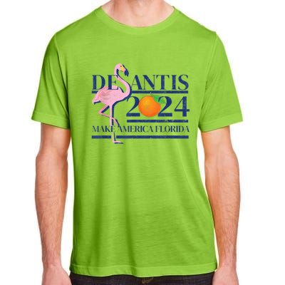 Desantis 2024 Make America Florida Flamingo Adult ChromaSoft Performance T-Shirt