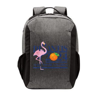 Desantis 2024 Make America Florida Flamingo Vector Backpack