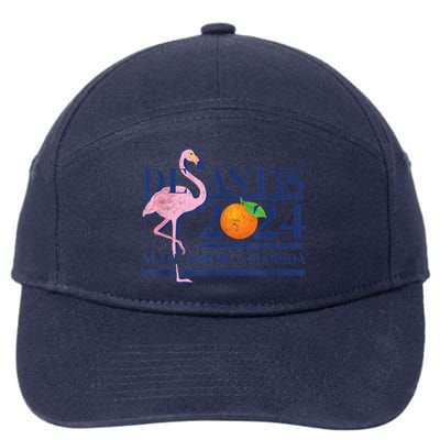 Desantis 2024 Make America Florida Flamingo 7-Panel Snapback Hat