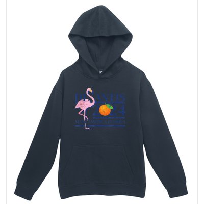 Desantis 2024 Make America Florida Flamingo Urban Pullover Hoodie