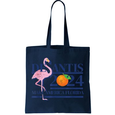 Desantis 2024 Make America Florida Flamingo Tote Bag