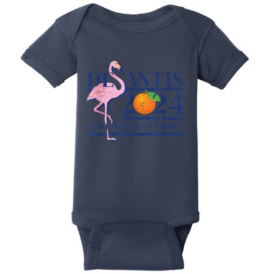 Desantis 2024 Make America Florida Flamingo Baby Bodysuit