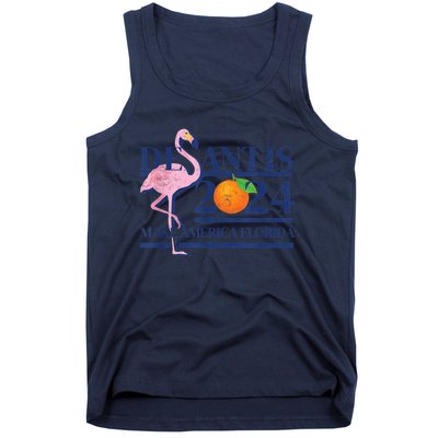 Desantis 2024 Make America Florida Flamingo Tank Top