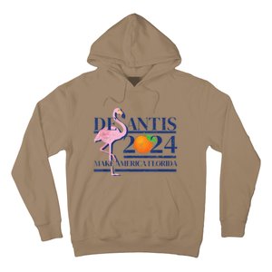 Desantis 2024 Make America Florida Flamingo Hoodie