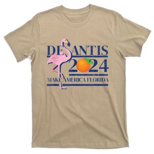 Desantis 2024 Make America Florida Flamingo T-Shirt