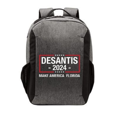 DeSantis 2024 Make America Florida Vintage US Flag Vector Backpack