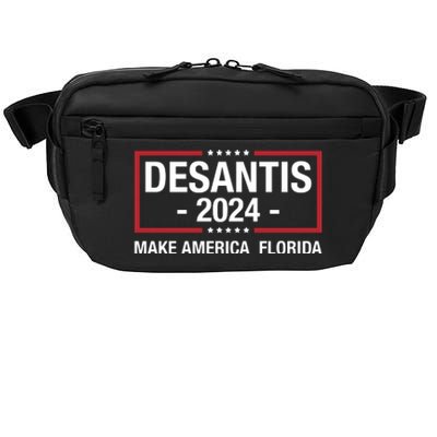 DeSantis 2024 Make America Florida Vintage US Flag Crossbody Pack