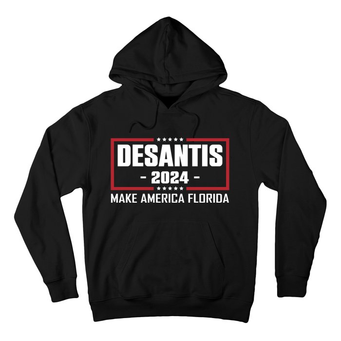 DeSantis 2024 Make America Florida DeSantis Airlines Hoodie