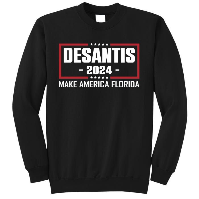 DeSantis 2024 Make America Florida DeSantis Airlines Sweatshirt