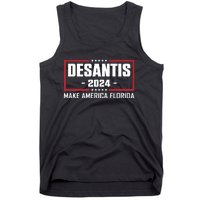 DeSantis 2024 Make America Florida DeSantis Airlines Tank Top