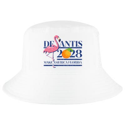 Desantis 2028 Make America Florida Ron Desantis 48 Flamingo Cool Comfort Performance Bucket Hat