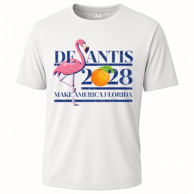 Desantis 2028 Make America Florida Ron Desantis 48 Flamingo Performance Shirt