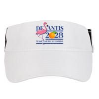 Desantis 2028 Make America Florida Ron Desantis 48 Flamingo Adult Drive Performance Visor