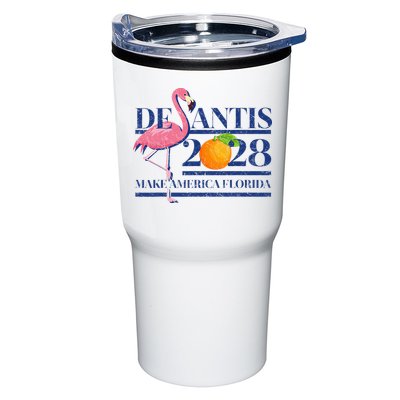 Desantis 2028 Make America Florida Ron Desantis 48 Flamingo Tumbler