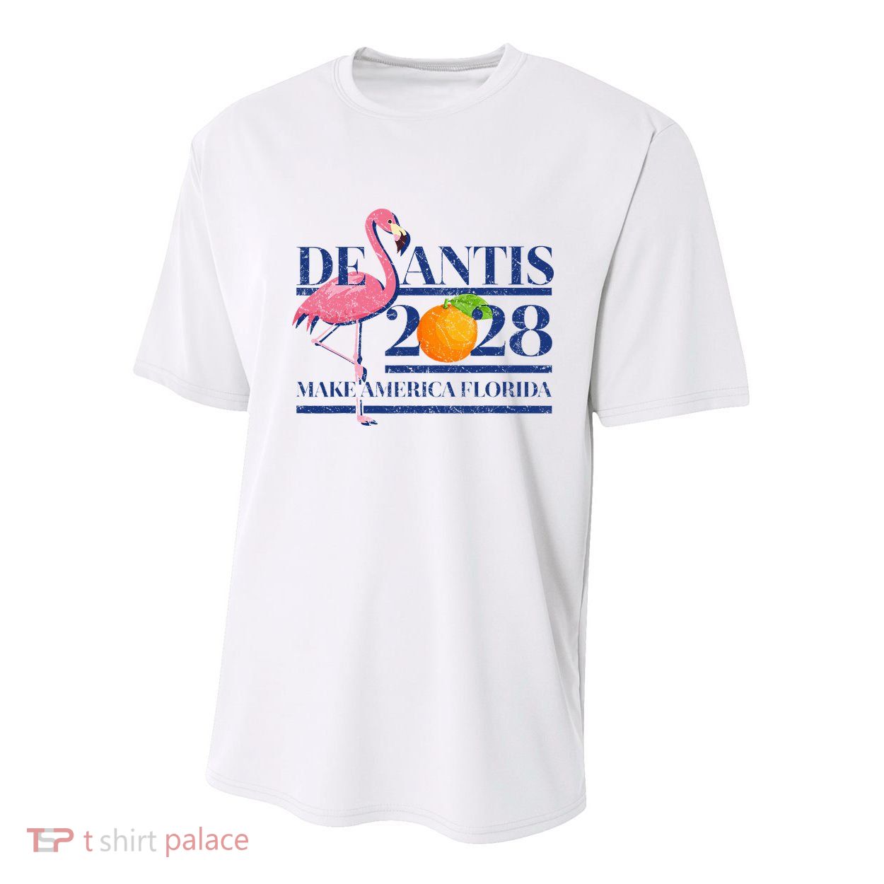 Desantis 2028 Make America Florida Ron Desantis 48 Flamingo Youth Performance Sprint T-Shirt