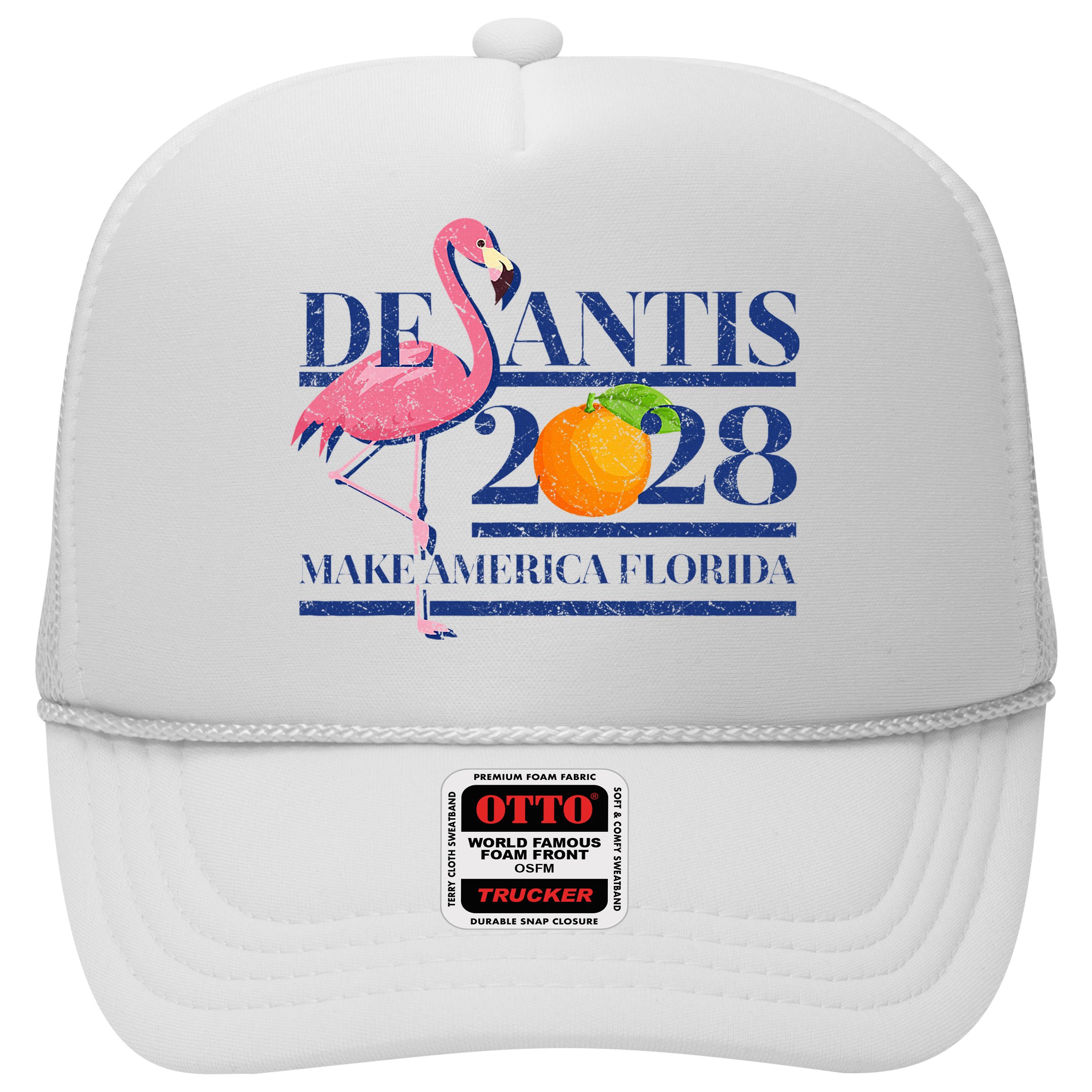 Desantis 2028 Make America Florida Ron Desantis 48 Flamingo Hat