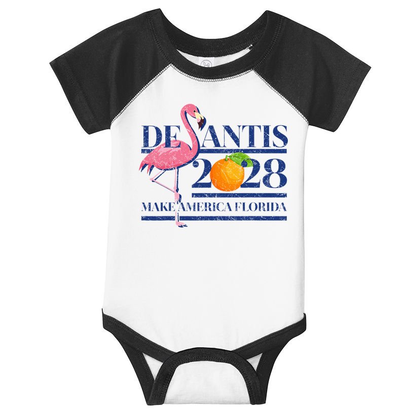 Desantis 2028 Make America Florida Ron Desantis 48 Flamingo Infant Baby Jersey Bodysuit