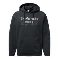 DeSantis 2024 Make America Florida Performance Fleece Hoodie