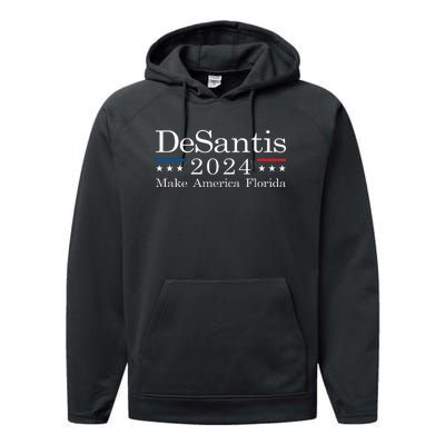 DeSantis 2024 Make America Florida Performance Fleece Hoodie