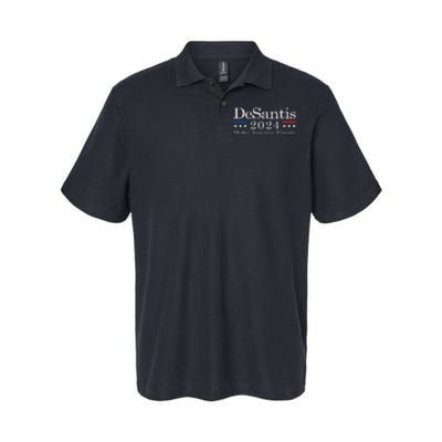 DeSantis 2024 Make America Florida Softstyle Adult Sport Polo