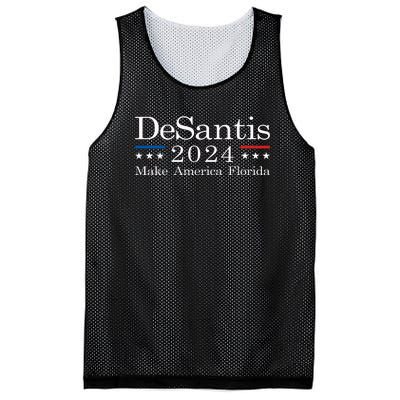 DeSantis 2024 Make America Florida Mesh Reversible Basketball Jersey Tank