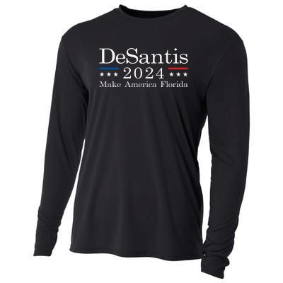 DeSantis 2024 Make America Florida Cooling Performance Long Sleeve Crew